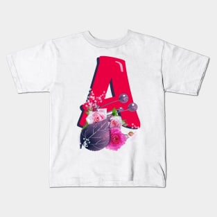 Letter A Kids T-Shirt